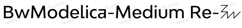 BwModelica-Medium Re字体转换